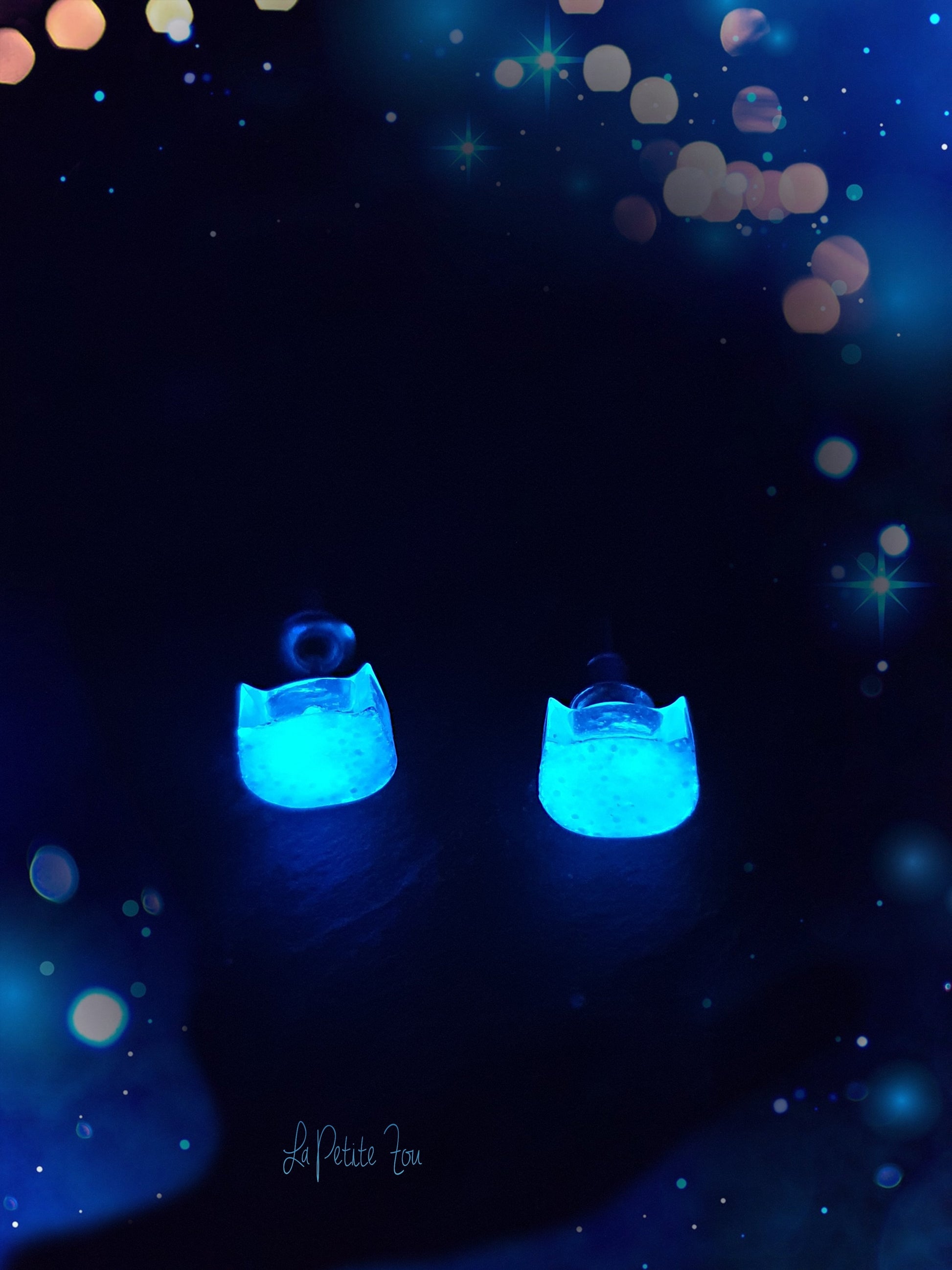 Boucles d'oreilles chat femme magiques - lapetitezou