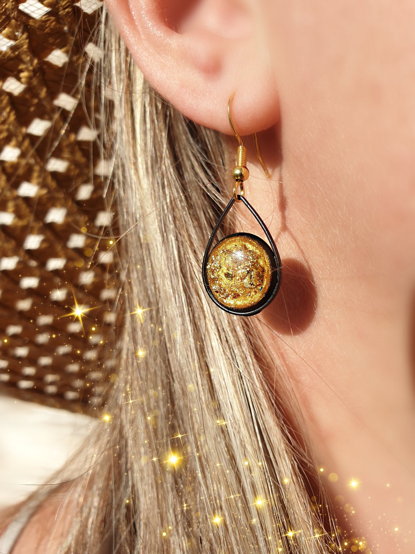 Boucles d'oreilles femme fantaisies * Gold Chic * - lapetitezou