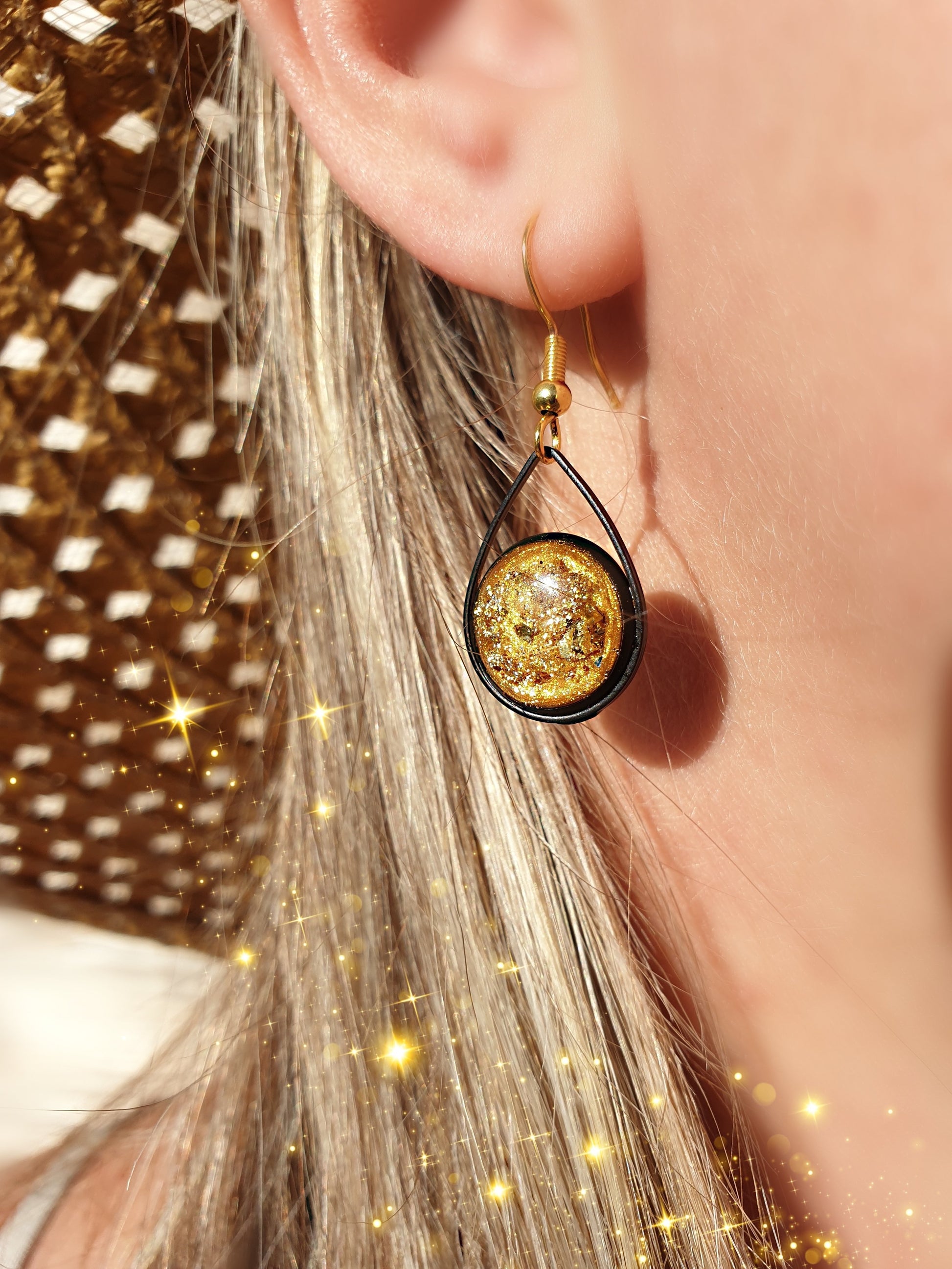Boucles d'oreilles femme fantaisies * Gold Chic * - lapetitezou