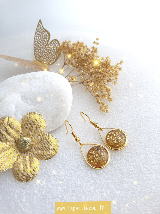 Boucles d'oreilles femme fantaisies * Gold Chic * - lapetitezou