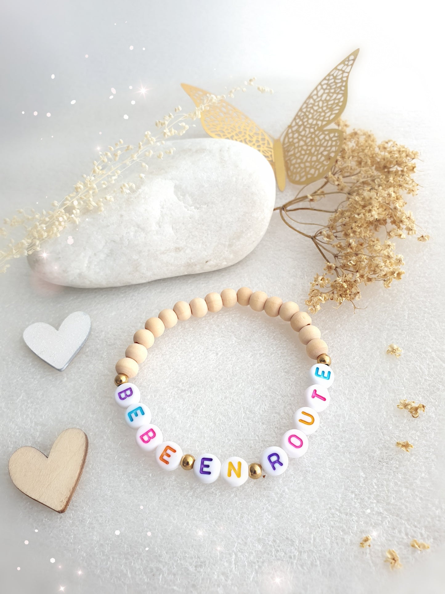 Bracelet femme * Bébé en Route Coloré * - lapetitezou