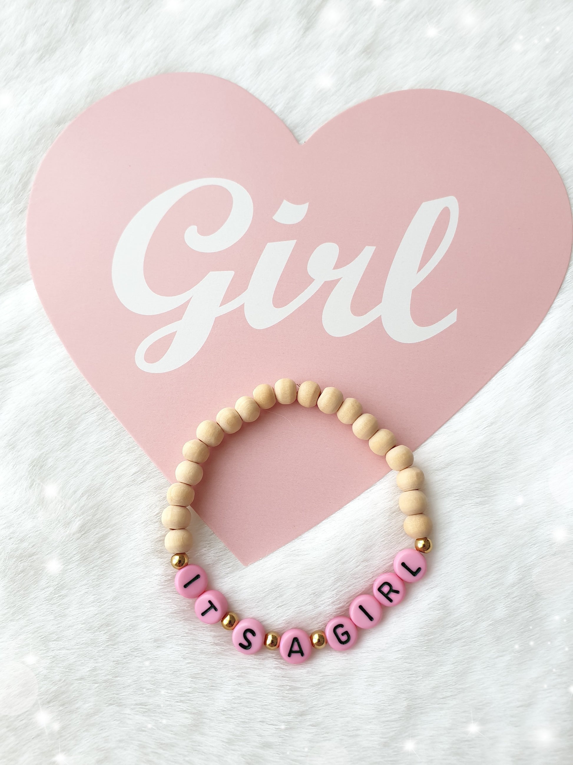 Bracelet femme * It s a girl rose * - lapetitezou