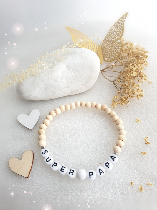 Bracelet Homme * Super Papa * - lapetitezou