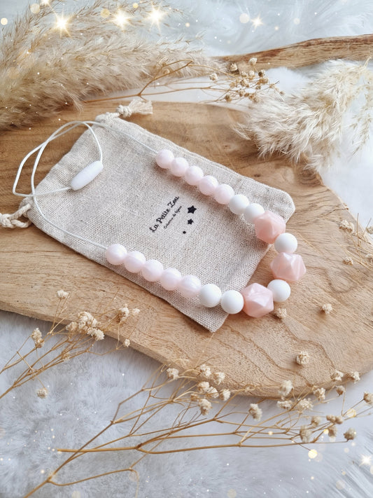 Collier d'allaitement et de portage * Douceur rose * - lapetitezou
