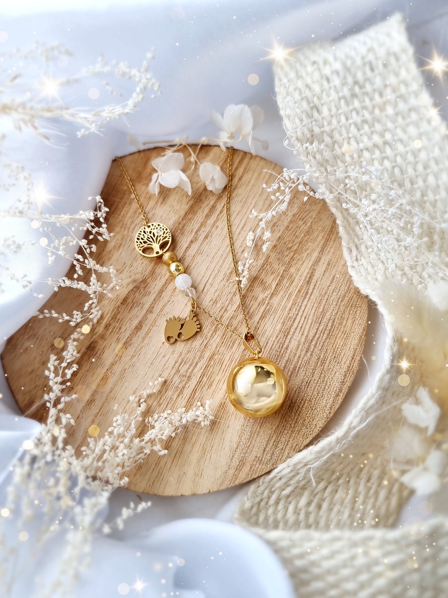 Collier de grossesse bola musicale thème * Arbre de vie * - lapetitezou