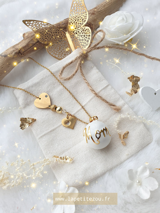 Collier de grossesse bola musicale thème * Gold Mom Chic * - lapetitezou