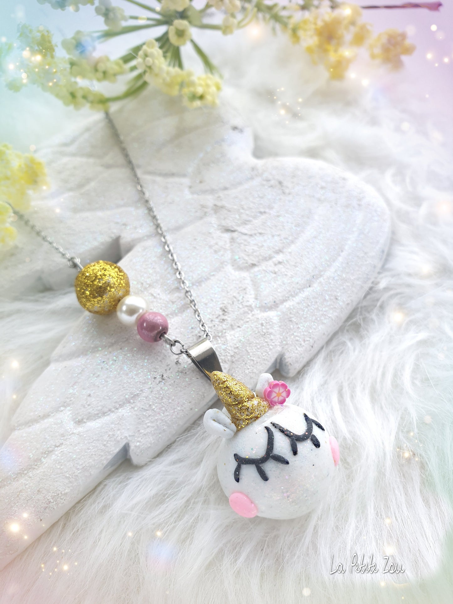 Collier de grossesse bola musicale thème " Licorne Enchantée " - lapetitezou