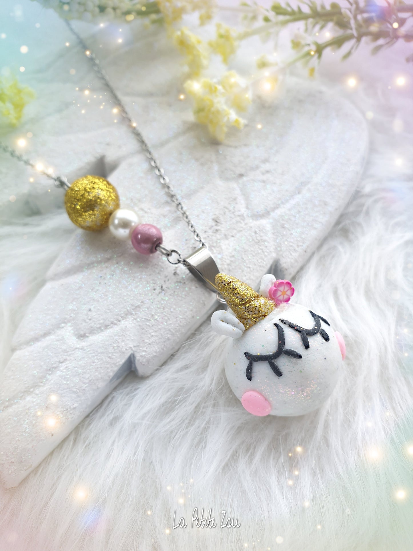 Collier de grossesse bola musicale thème " Licorne Enchantée " - lapetitezou