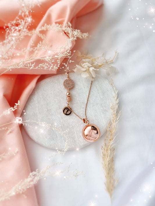 Collier de grossesse bola musicale thème * Love feet * - lapetitezou