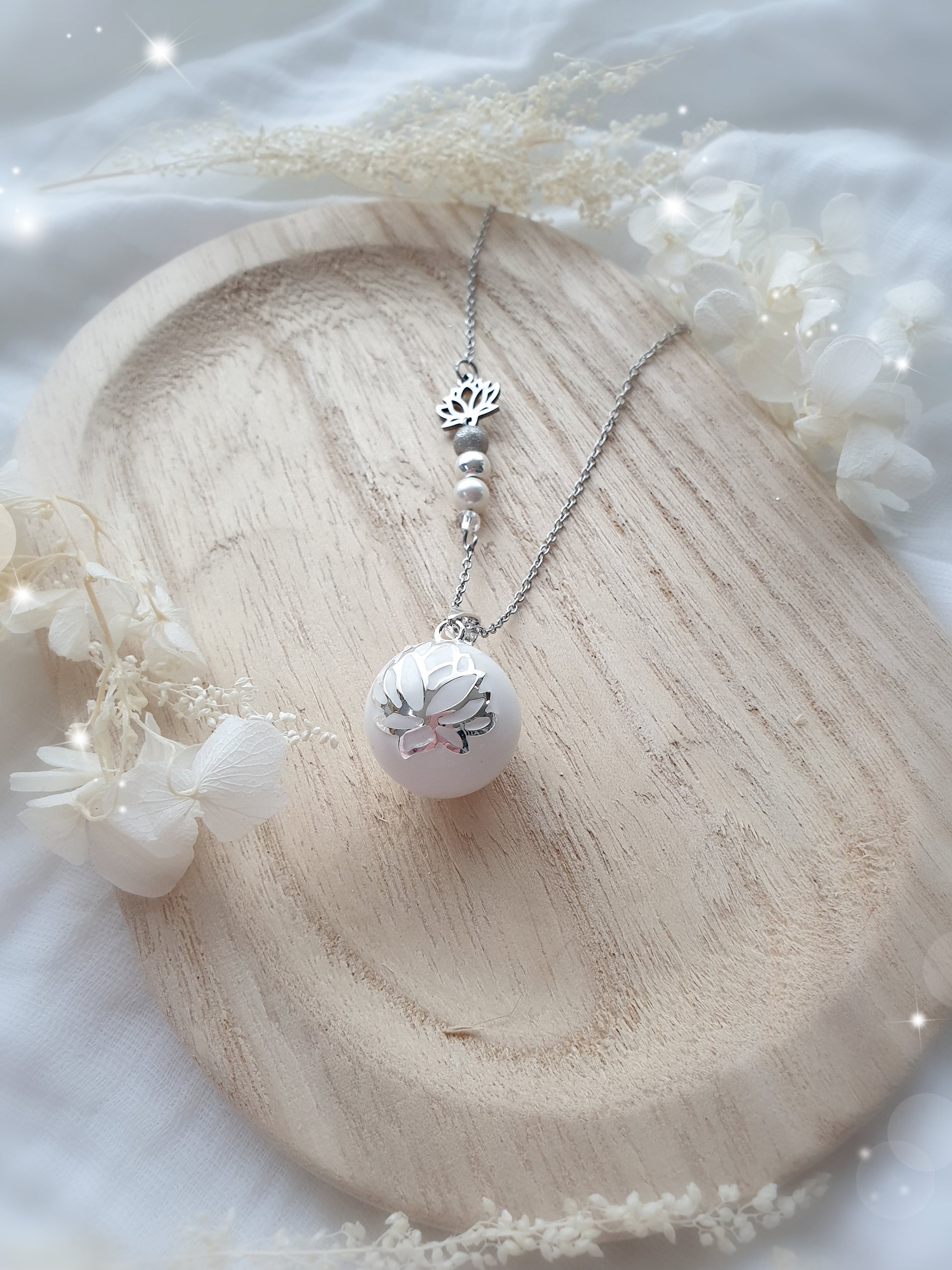 Collier de grossesse bola musicale thème * Mon lotus * - lapetitezou