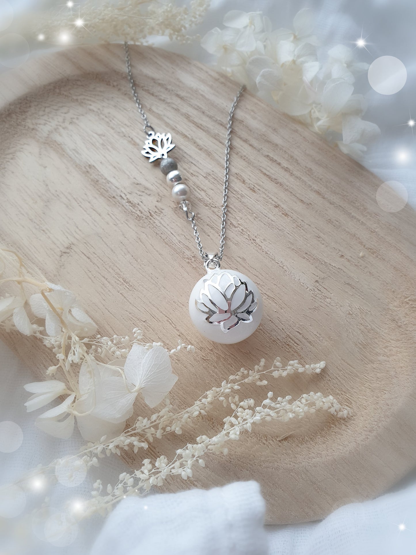 Collier de grossesse bola musicale thème * Mon lotus * - lapetitezou