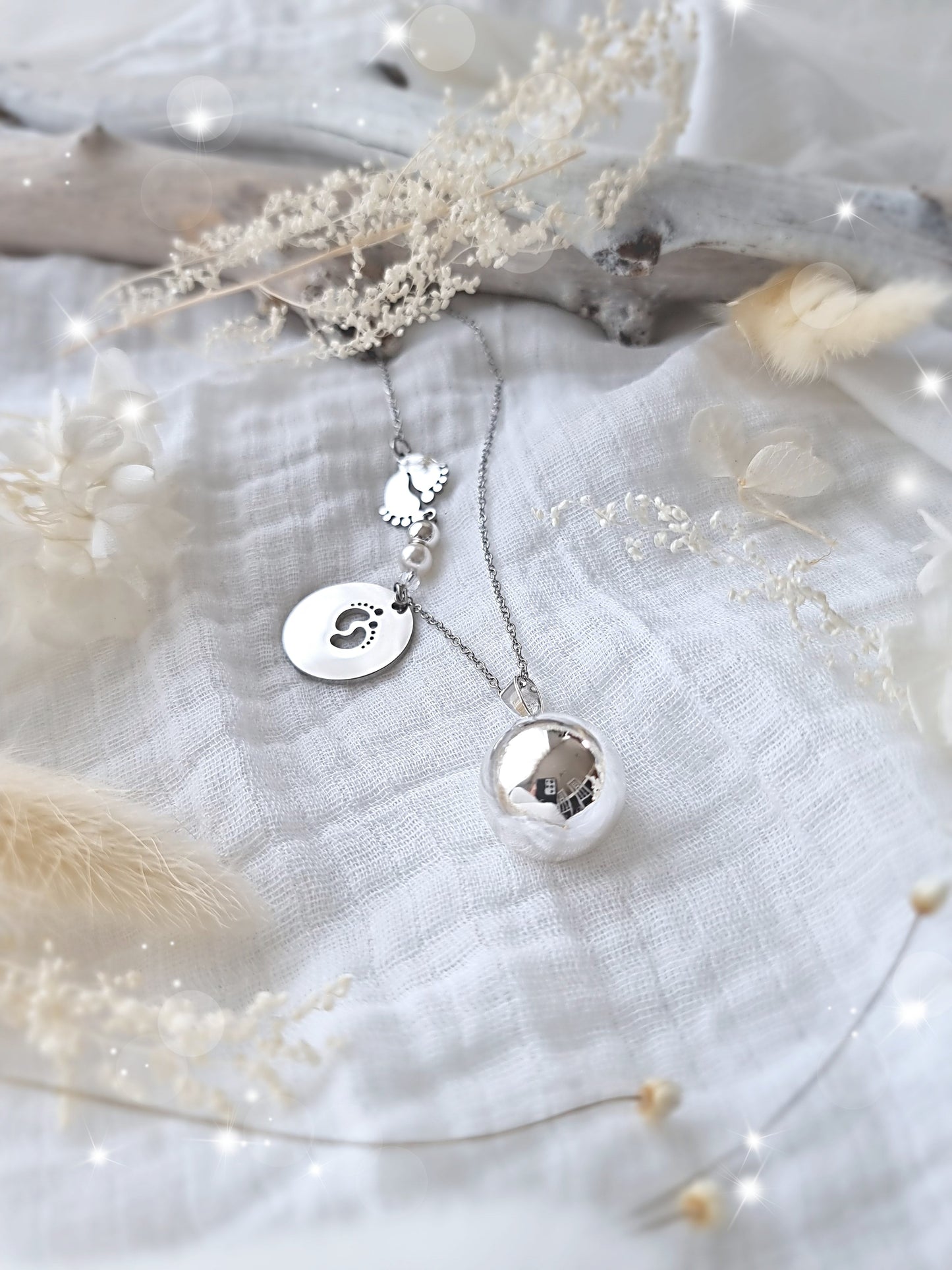 Collier de grossesse bola musicale thème * Petite Empreinte * - lapetitezou