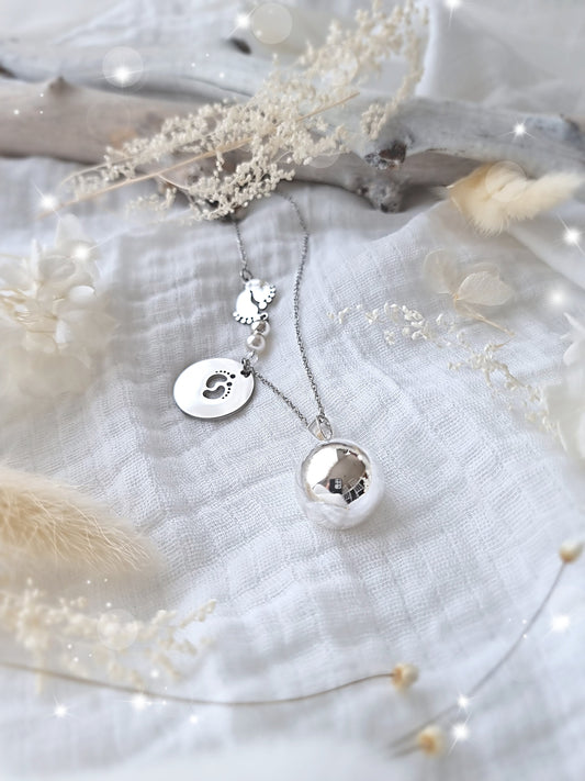 Collier de grossesse bola musicale thème * Petite Empreinte * - lapetitezou