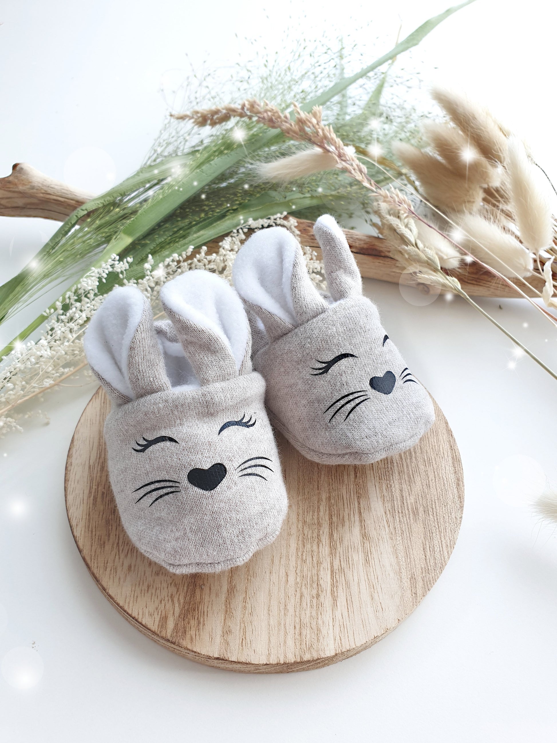 Jolis chaussons lapinou - lapetitezou