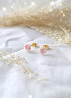 Boucles d'oreilles femme rose - lapetitezou