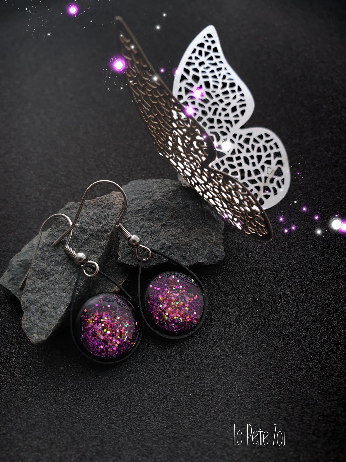 Boucles d'oreilles femme fantaisies " Milles et une nuits " - lapetitezou