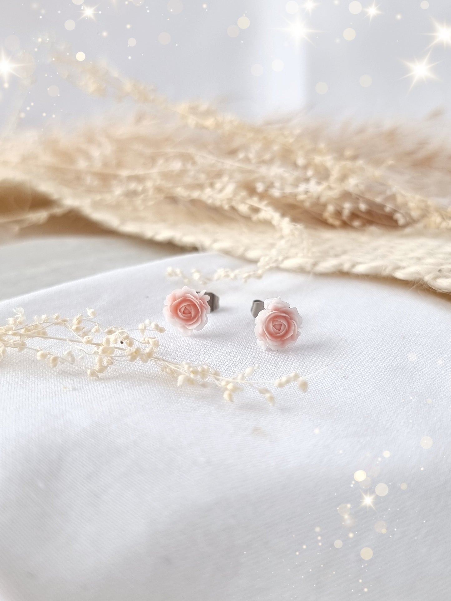 Boucles d'oreilles femme rose - lapetitezou