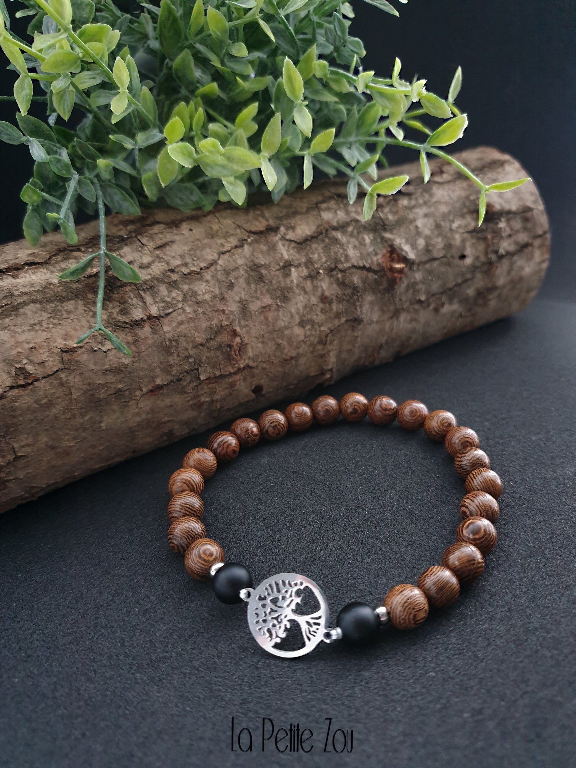 Bracelet Homme en pierres naturelles *Esprit Nature* - lapetitezou