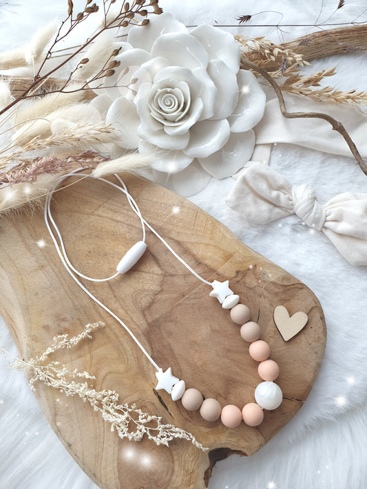 Collier d'allaitement et de portage * Douceur lactée * nude - lapetitezou
